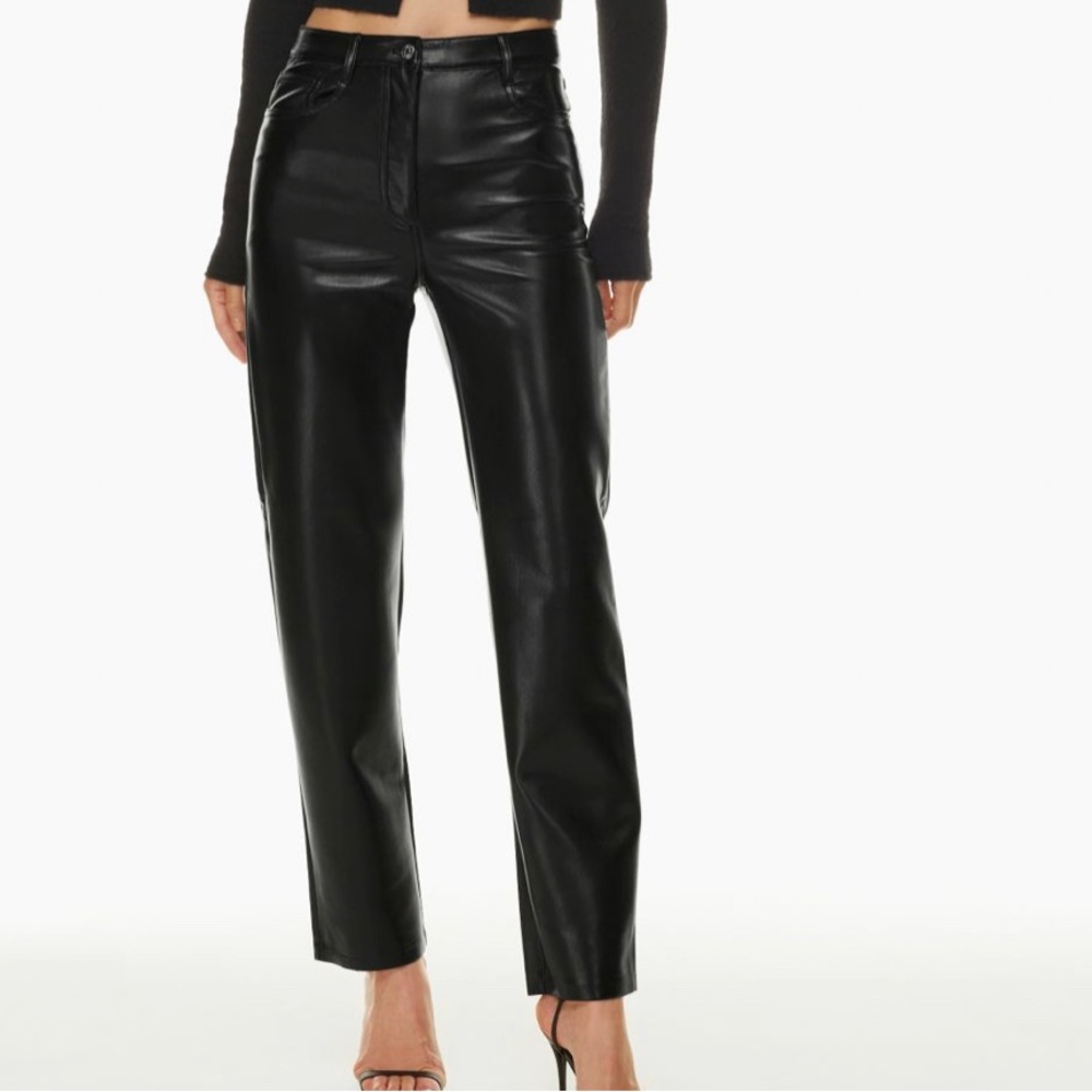 Aritzia Black Straight Leg Pants